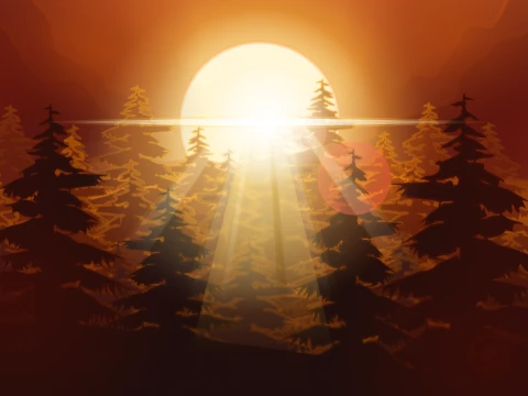 红木森林：多层视觉差